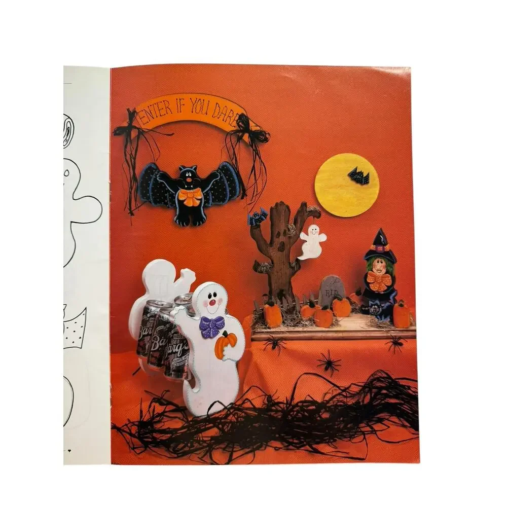 Vintage Wooden Wishes Scenes From The Past Craft Instruction Booklet 1990 Paint